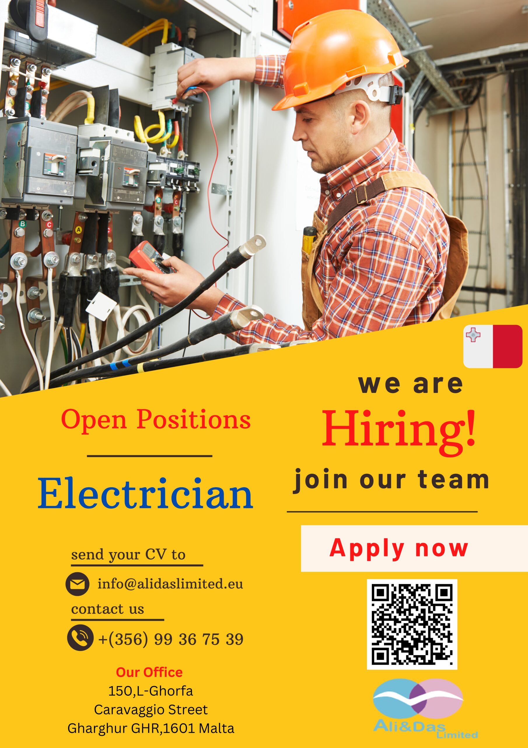 Electrician Ali Das Ltd Employment Outsourcing